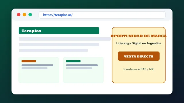 Modelo de aplicación comercial y proyectos digitales para terapias.ar